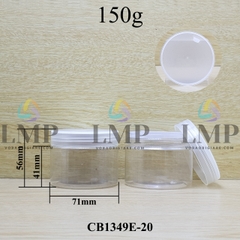 Hũ PET nắp nhựa 150g