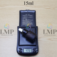 Chai thủy tinh vát nắp bóp khoen nhôm 15ml