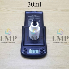 Chai PETG vai ngang nắp bóp khoen nhựa 30ml