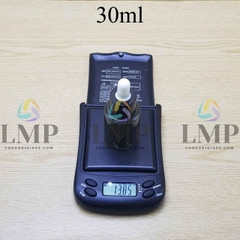 Chai PETG vai ngang nắp bóp khoen nhựa 30ml