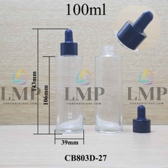 Chai thủy tinh nắp bóp khoen nhôm