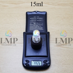 Chai thủy tinh vát đầu phun sương sọc 15ml