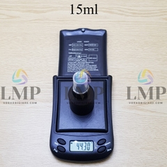 Chai thủy tinh vát đầu phun sương sọc 15ml