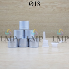 Nắp xi 2 viền Ø18 ( kèm nút chặn )
