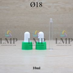 Nắp bóp khoen nhựa sọc Ø18