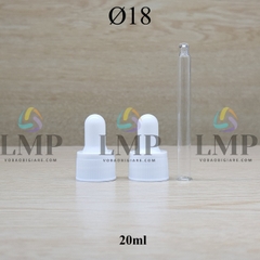 Nắp bóp khoen nhựa sọc Ø18