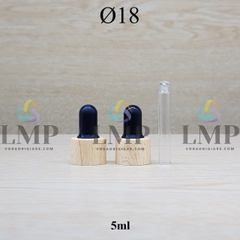 Nắp bóp khoen vân gỗ Ø18