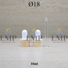 Nắp bóp khoen vân gỗ Ø18