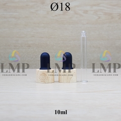 Nắp bóp khoen vân gỗ Ø18