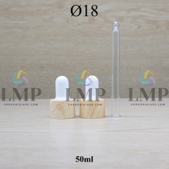 Nắp bóp khoen vân gỗ Ø18