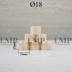 Khoen nhựa vân gỗ Ø18