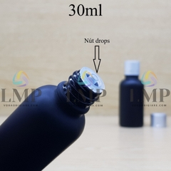 Chai tinh dầu phun mờ nắp xi 2 viền 30ml