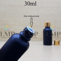 Chai tinh dầu phun mờ nắp xi KO viền 30ml