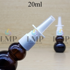 Chai hồ lô xịt mũi vuông thẳng 20ml