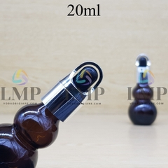 Chai hồ lô nắp bóp quai xách 20ml