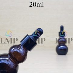 Chai hồ lô nắp bóp khoen nhôm 20ml