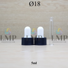Nắp bóp khoen nhựa sọc Ø18