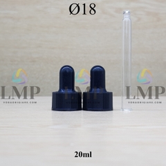Nắp bóp khoen nhựa sọc Ø18