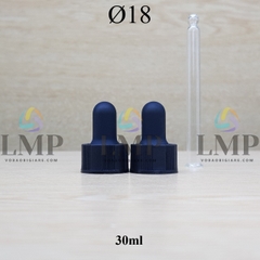 Nắp bóp khoen nhựa sọc Ø18