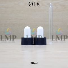 Nắp bóp khoen nhựa sọc Ø18