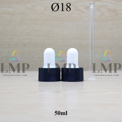 Nắp bóp khoen nhựa sọc Ø18