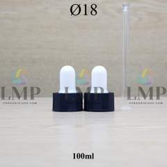 Nắp bóp khoen nhựa sọc Ø18