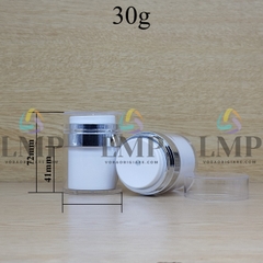 Hũ acrylic nhấn nhấn không 15g 30g 50g