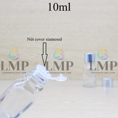 Chai tinh dầu nắp xi KO viền 10ml