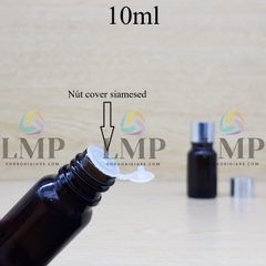 Chai tinh dầu nắp xi KO viền 10ml