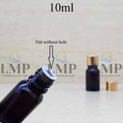 Chai tinh dầu nắp xi KO viền 10ml