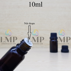 Chai tinh dầu nắp dày 10ml