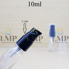 Chai tinh dầu đầu xịt giọt có 2 viền 10ml