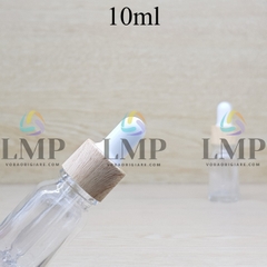 Chai tinh dầu nắp bóp khoen vân gỗ 10ml