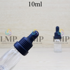 Chai tinh dầu nắp bóp sọc dày 10ml