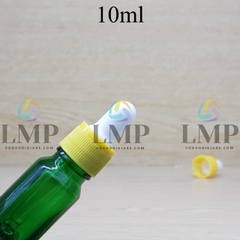 Chai tinh dầu nắp bóp khoen nhựa sọc 10ml