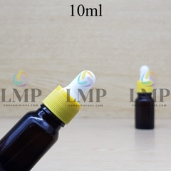 Chai tinh dầu nắp bóp khoen nhựa sọc 10ml