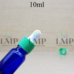 Chai tinh dầu nắp bóp khoen nhựa sọc 10ml