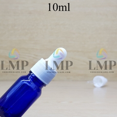 Chai tinh dầu nắp bóp khoen nhựa sọc 10ml