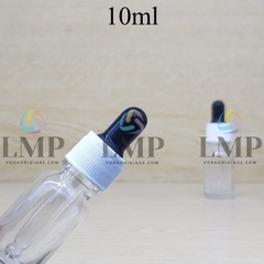 Chai tinh dầu nắp bóp khoen nhựa sọc 10ml