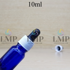 Chai tinh dầu nắp bóp khoen nhựa sọc 10ml