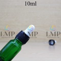 Chai tinh dầu nắp bóp khoen nhựa sọc 10ml