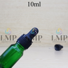 Chai tinh dầu nắp bóp khoen nhựa sọc 10ml