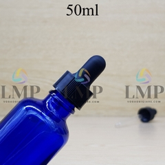 Chai tinh dầu nắp bóp khoen nhựa sọc 50ml
