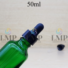 Chai tinh dầu nắp bóp khoen nhựa sọc 50ml