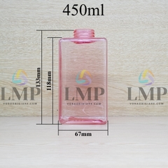 Chai lotion vuông cổ Ø24, Ø33
