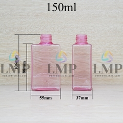 Chai lotion vuông cổ Ø24, Ø33