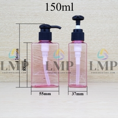 Chai lotion vuông vòi dài