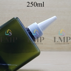 Chai lotion vuông nắp nhọn sọc