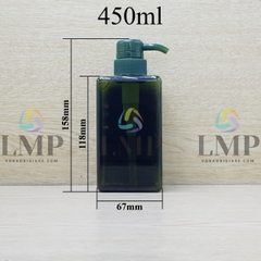 Chai lotion vuông vòi dài
