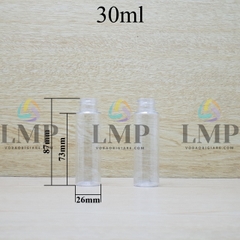 Thân chai vai ngang 30ml